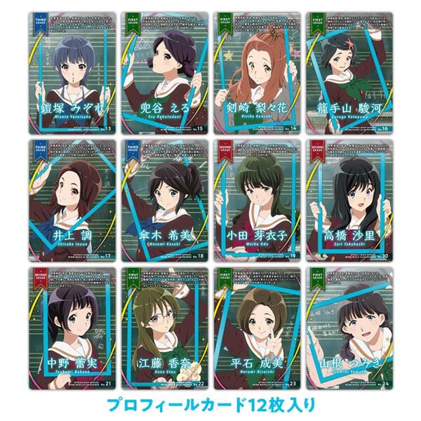 響け!ユーフォニアム プロフィールカード Vol.1 12枚セット