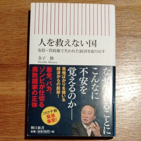 人を救えない国 金子勝 著