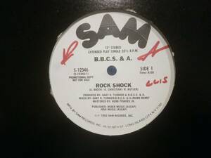 B.B.C.S. & A. / ROCK SHOCK /ＵＳPROMO/GARAGE/DJ MILO/DJ NATURE/GREG WILSON/SADAR BAHAR/THEO PARRISH