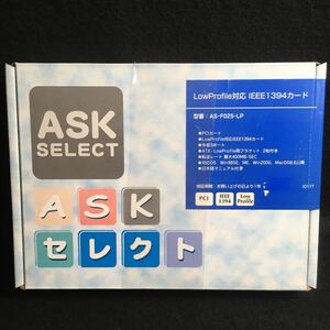  new goods unused ASK select Low Profile correspondence IEEE1394 card 