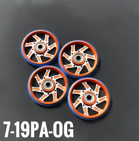 19㎜プラリング 加工ローラー CNC 正規品 ミニ四駆 タミヤ マシニング加工 TAMIYA 4WD Mini