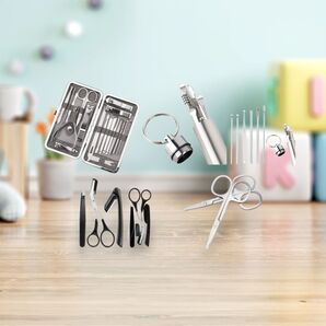 お手入れ4点セット(ネイル 19種・耳かき 6種・眉毛 3種・鼻毛 2種)⑤