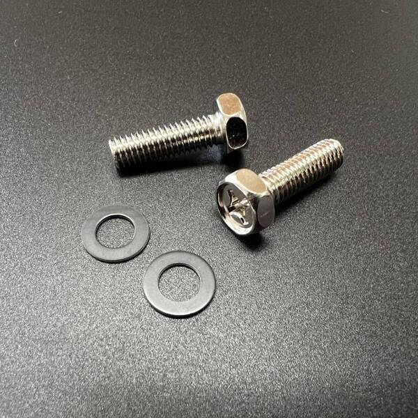 MADE IN JAPAN GSX400 インパルス400 GK79A ガソリンコック 取り付け ボルト ワッシャー セット 新品 フューエルコック 燃料コック