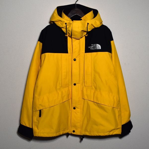 90s THE NORTH FACE GORE-TEX マウンテンパーカ 黄 LL