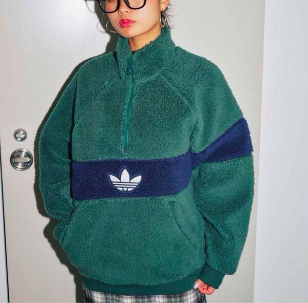 adidasオリジナルス 定価17,600円 ウィンターフリースジャケット IM4659 Mサイズ