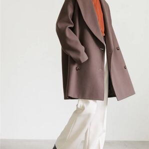 新品 セレクトモカ ショールカラーミドルコート