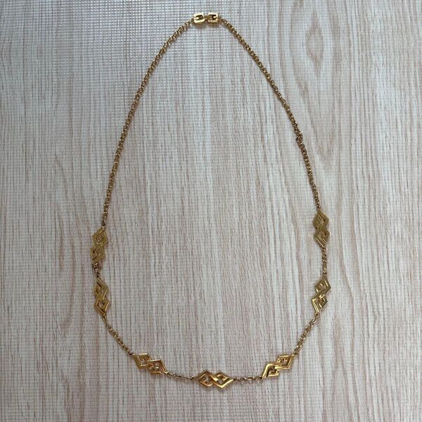 80s vintage GIVENCHY gold necklace