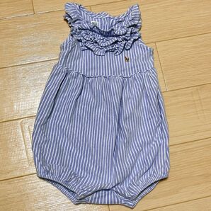 ラルフローレン 水色 カバーオールです。数回しか来てないので、目立った汚れ等ありません。