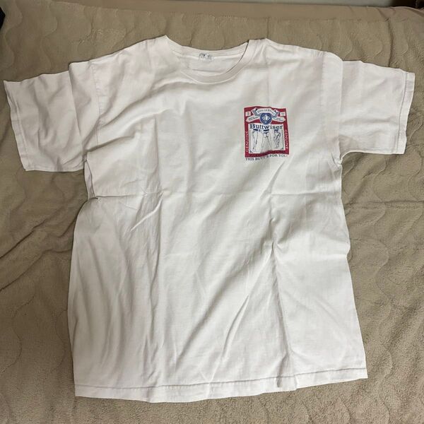 Buttwiser Tシャツ ホワイト メンズ ビンテージt