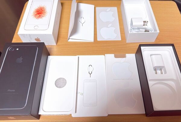 Apple iPhone SE /iPhone 7 箱 充電器など iPhone 空箱
