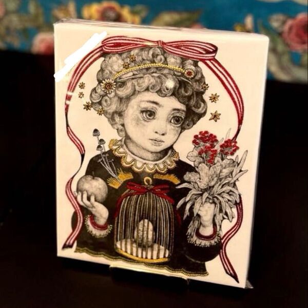 早い者勝ち!お値下げ中!ボリス雑貨店 希少品 刺繍入り作品 ヒグチユウコ サイン入り栞紐(オリジナル制作した特装版)