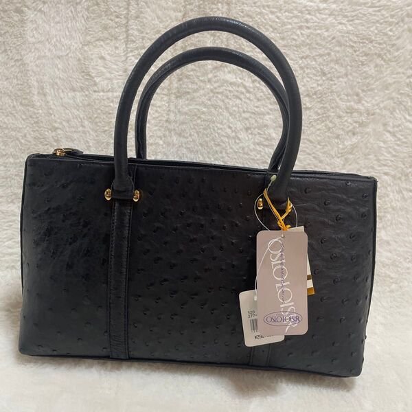 【定価298000円】 新品 オーストリッチ ゴールド金具 ハンドバック バック レザー オスロ ロワシール