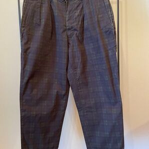 SSZ BEAMS SURF&SK8 3P CHINO 20AWブラックウォッチ
