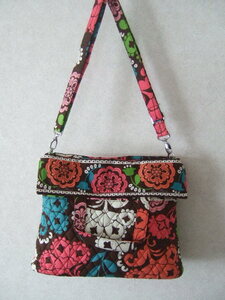 ★96a X'mas誕生日プレゼント 新品タグ有 Vera Bradley Convertible Crossbody ２way ななめがけ Lola USA直営店購入★ヴェラブラッドリー