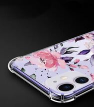 【新品】iPhoneケース　iPhone11pro対応　大花デザイン　ソフトーケース　スマホケース_画像2
