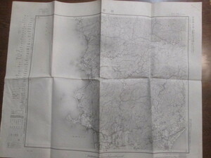 古地図　那古　５万分の１地形図◆昭和30年◆千葉県、館山市、浦賀水道
