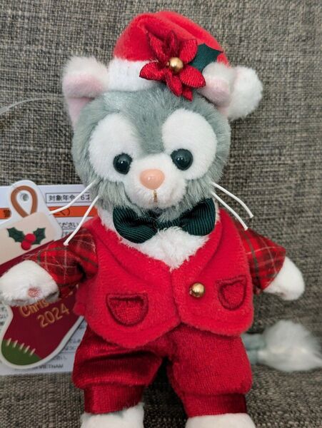 ジェラトーニ ぬいぐるみバッジ ディズニー クリスマス タグ付き ダンシングスノーフレークス