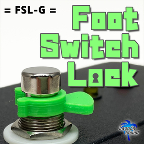 FSL-G】踏み間違い防止に【FOOT SWITCH LOCK】フットスイッチを固定!脱着可能!2タイプ4個で!《 FOOT SWITCH STOPPER 》 #LAGOONSOUND
