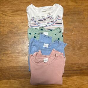 next ネクスト 女の子 トップス カットソー 5着セット