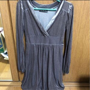 ベロアワンピース