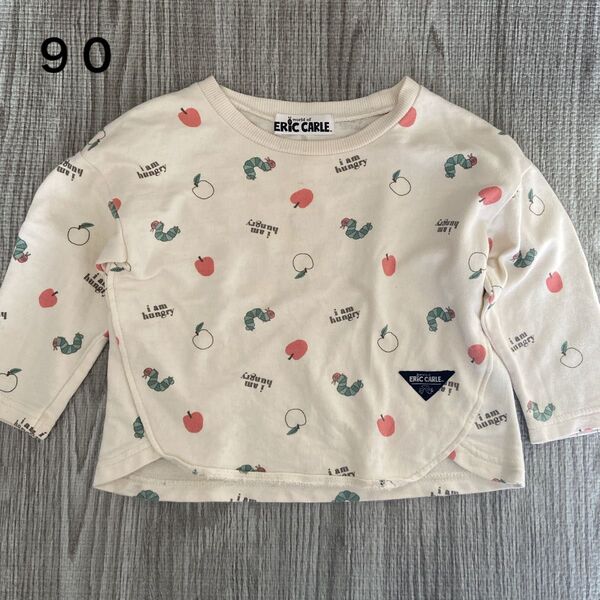 Tシャツ キッズ 子供服 ベビー服 女の子 長袖 長袖Tシャツ ロンT 男の子 トレーナー キッズ服 保育園着 はらぺこあおむし