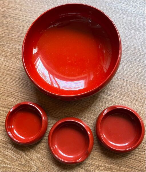 琉球漆器 角萬漆器 老舗 4点セット