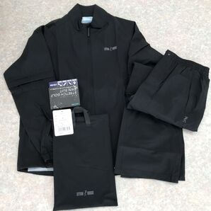 LEYTON HOUSE ゴルフ メンズレインウェア定価14300円) 新品 タグ付き ブラック ブラック Mサイズ