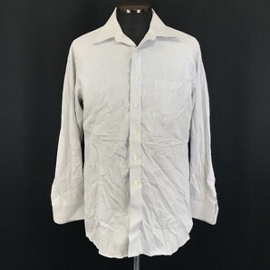 Lyle&Scott/ライル&スコット★長袖シャツ【メンズM-L相当/白/ホワイト】◆BG538