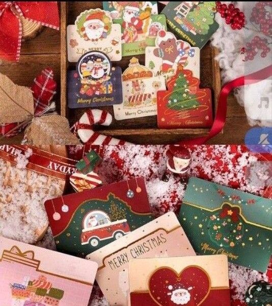 ☆未使用品☆ クリスマスカード セット メッセージカード 12枚セット