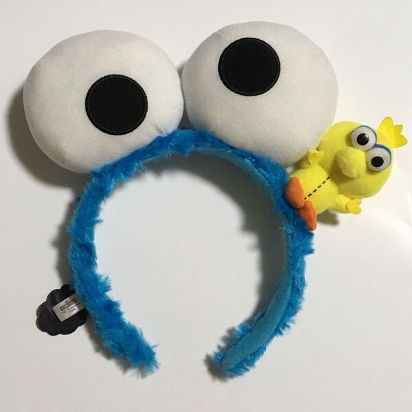 クッキーモンスター ビッグバード カチューシャ セサミストリート ユニバーサルスタジオジャパン USJ ユニバ