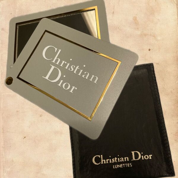 ヴィンテージ Dior ミラー 鏡 未使用