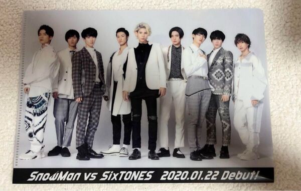 SnowMan SixTONES クリアファイル