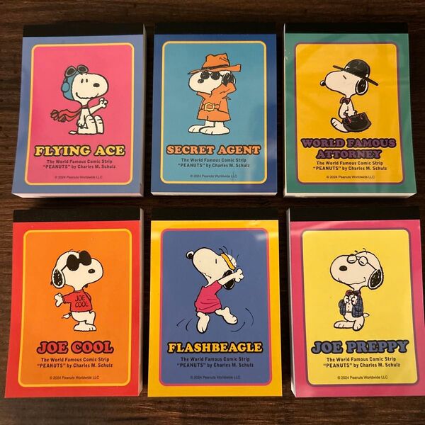 ★スヌーピー★メモミニ★6種フルコンプ★SNOOPY★文房具