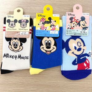 ディズニー ミッキーマウス 子ども靴下 3足