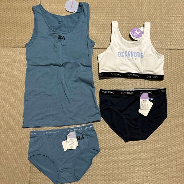 LOVE TOXIC ブラトップ・ショーツ・タンクトップ 2 セット インナーウェア 下着