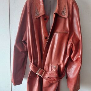 BARREAUX ラム革 革コート(トレンチコートスタイル)