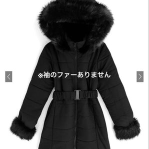 グレイル ベルト付きファーダウンコート