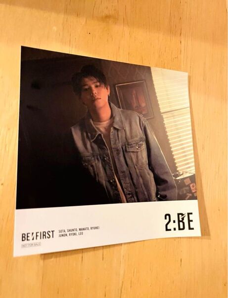 BE:FIRST 2:BE 特典 ジャケットサイズステッカー LEO レオ
