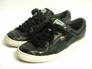  beautiful goods Puma PUMA basket BASKET sneakers black 23.5cm 351912-45 L731-80