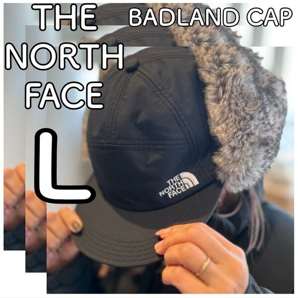 【新品】☆THE NORTH FACE / ノースフェイス バッドランド キャップ BLACK / NN42240★【Lサイズ】