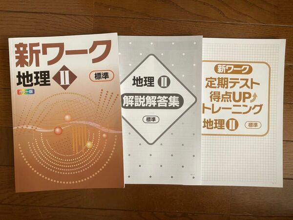 新ワーク 地理II 標準 新品 定期テスト得点アップトレーニング 解説解答集