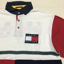 Tommy Hilfiger トミーヒルフィガー 90's セイリングギア 長袖 ポロシャツ M_画像1