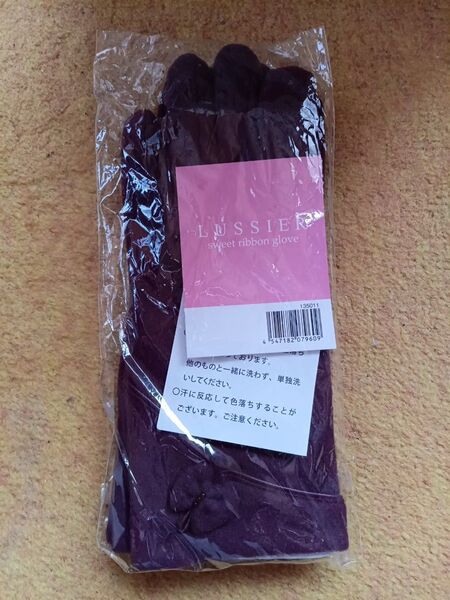 女性用 手袋 グローブ 新品 未使用 未開封 レディース レッドブラウン 暖かい 秋冬 防寒 安い おしゃれ