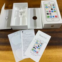 Apple iPhone5s アイフォン5s 箱のみ 16GB ゴールド_画像1