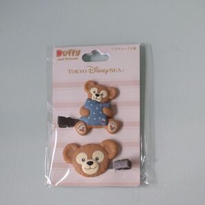 ディズニーシー ダッフィー ヘアクリップ2個