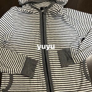 zucca ボーダーパーカー