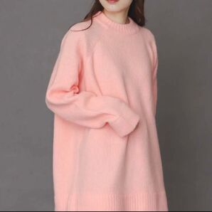 URBAN RESEARCH モヘア風ニット ベビーピンク ユニセックス 高品質 ニットセーター ニット セーター 着痩せ