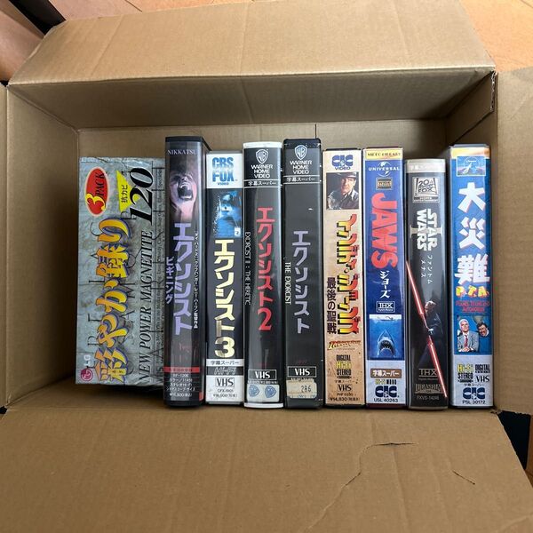 VHSビデオ作品8点と未開封未使用品VHSテープ3本