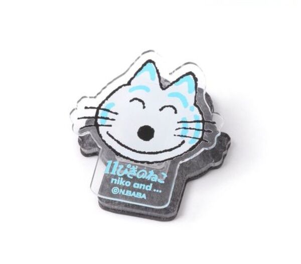 《新品》11ぴきのねこ ニコアンド コラボ マグネットクリップ1個
