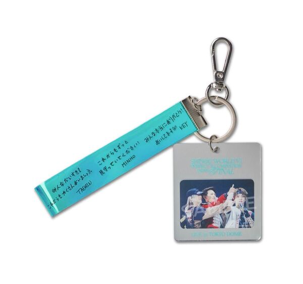 SHINee 東京ドーム会場限定 銀テープ風キーホルダー